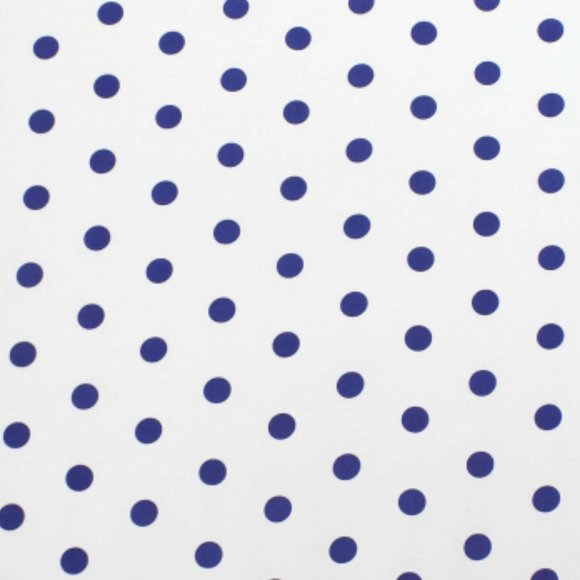 ORGANIC COTTON NAVY POLKA DOTS CRIB SHEET - Picture 3 of 4